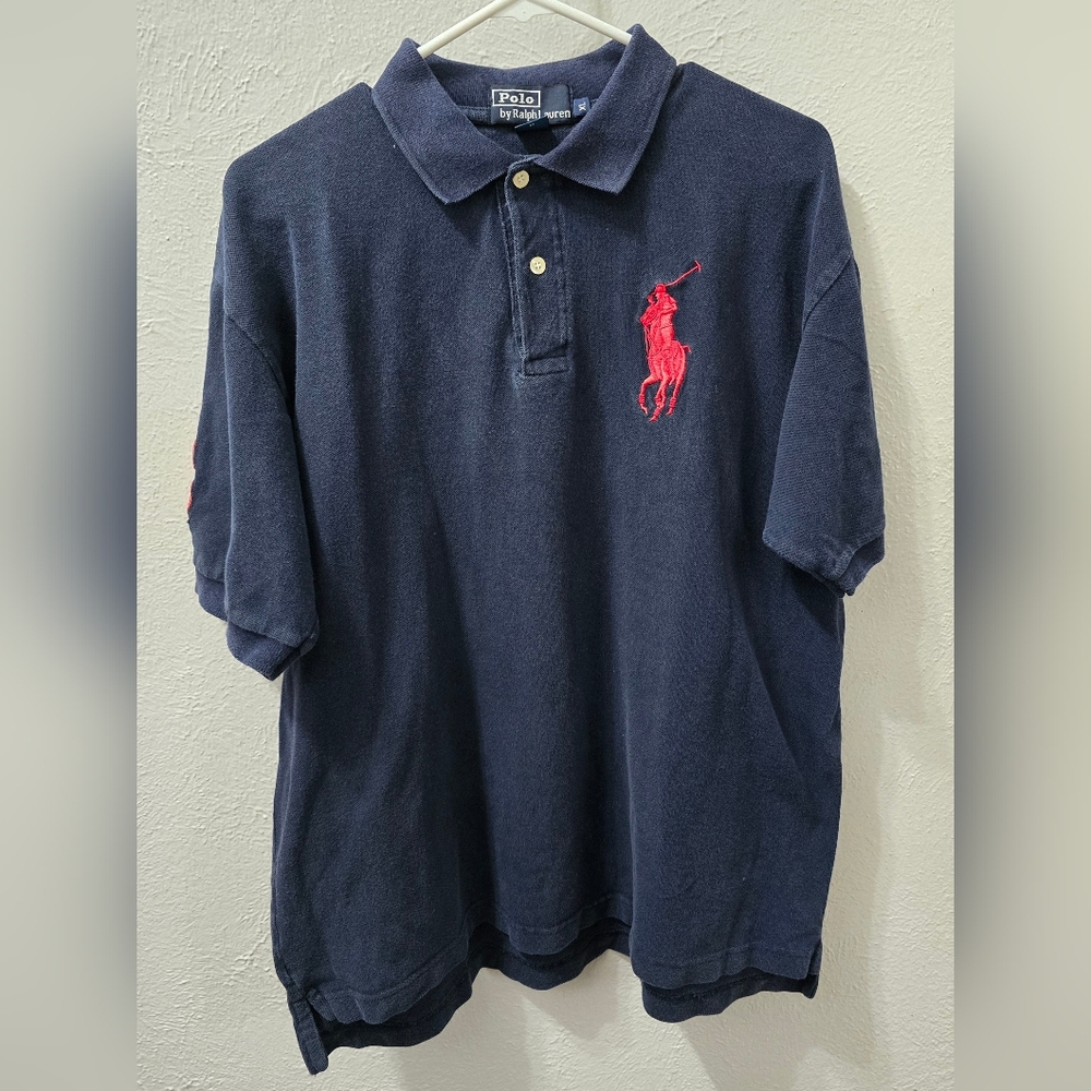 Ralph Lauren Navy Cotton Polo